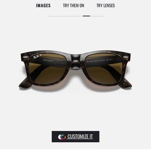 Ray Ban Polarized Wayfarer Tortoise Sunglasses